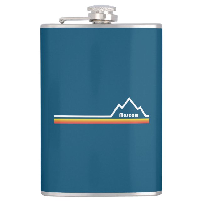 Moscow Idaho Flask (Front)