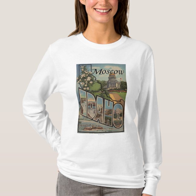 Moscow, IdahoLarge Letter ScenesMoscow, ID T-Shirt (Front)