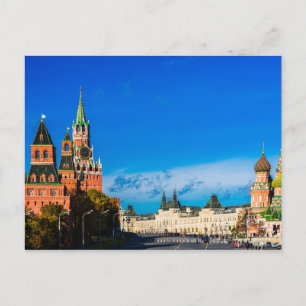 Moscow Kremlin and Red square Postcard