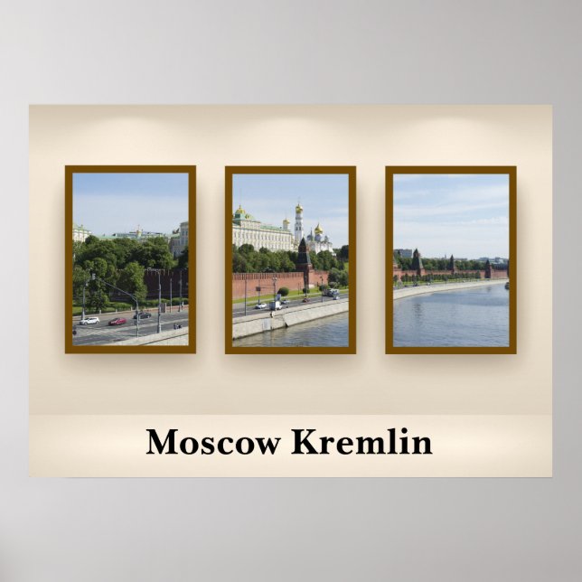 Moscow Kremlin Poster (Front)