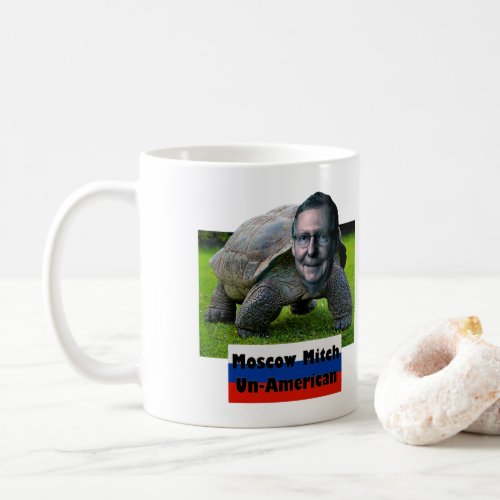 Moscow Mitch is Un_American Turtle Flag ZFJ Coffee Mug