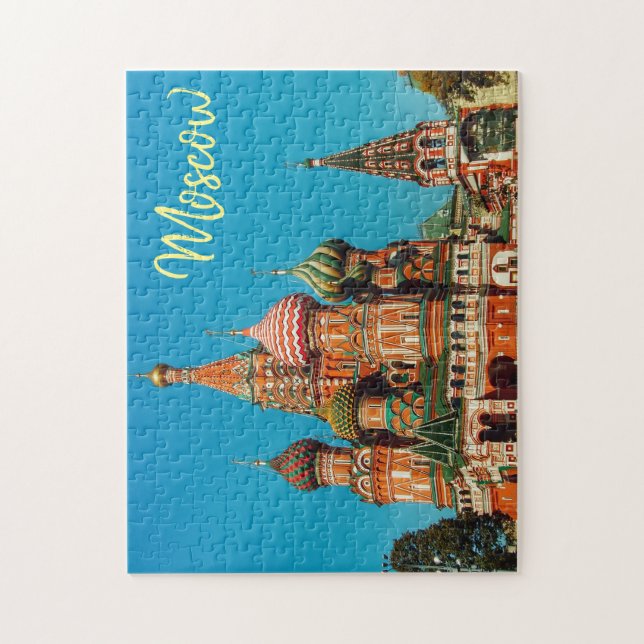 Moscow Red Square Russia Kremlin Puzzle (Vertical)