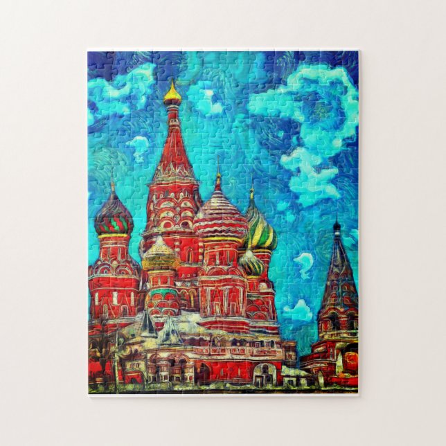 Moscow Russia Jigsaw II Puzzle (Vertical)