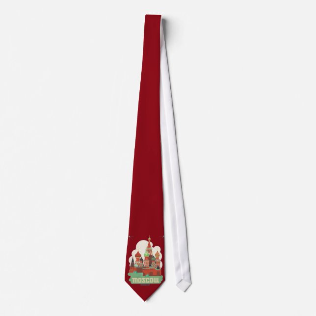 Moscow Russia Neck Tie (Front)