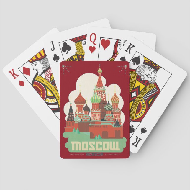Moscow Russia Poker Cards (Back)