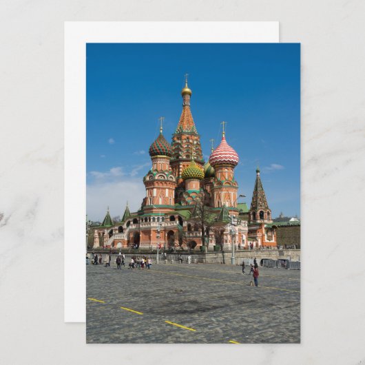 Moscow, Saint-Basil cathedral (Front/Back)