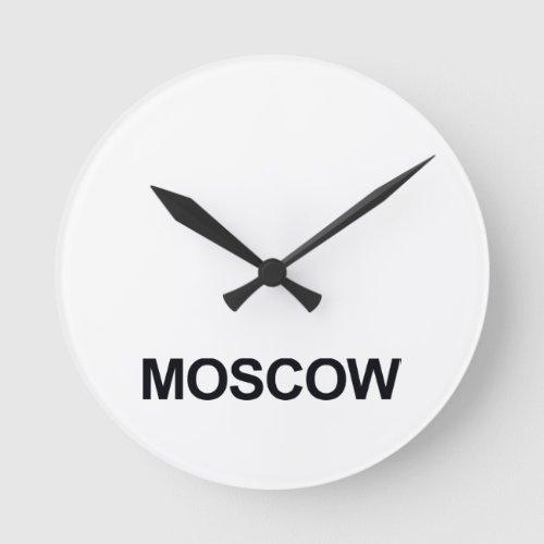 MOSCOW WORLDWIDE TIMEZONE CLOCK SET