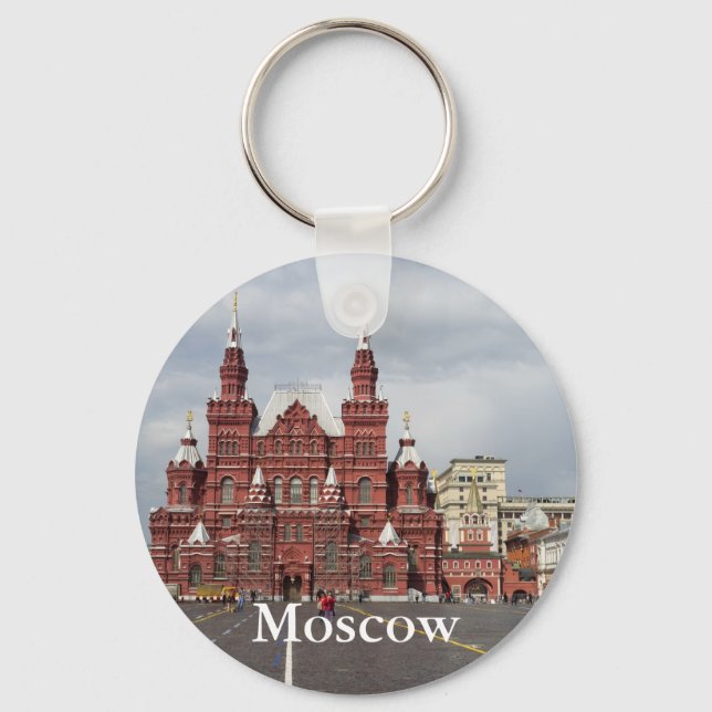 Moscow's Red Square Keychain (Front)