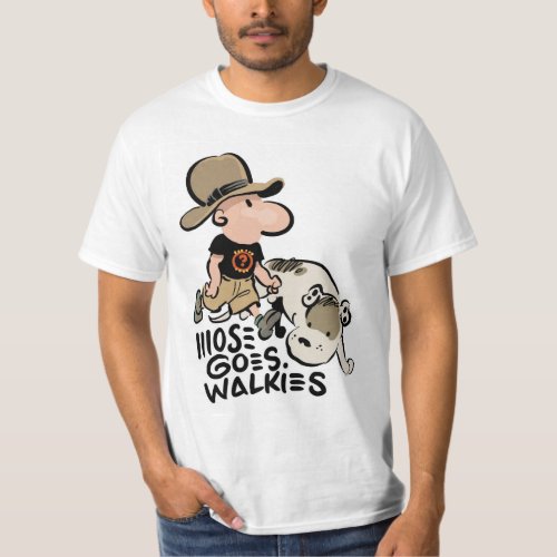 Mose Goes Walkies Tee Shirt