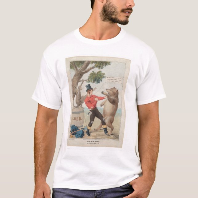 Mose in California: Set-to with a Bear (1475) T-Shirt (Front)