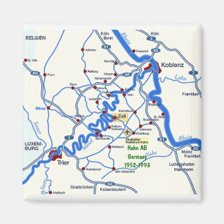 Mosel Map w/Hahn Magnet