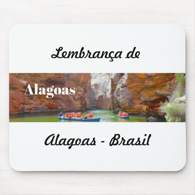 Mosepad lembrança de Alagoas Mouse Pad (Front)