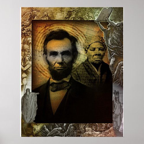 Moses and Abraham Poster