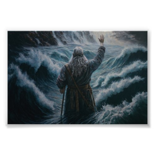 Moses and the Red Sea Bible Art Christian Art Photo Print