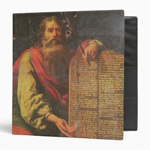 Moses and the Tablets of the Law 3 Ring Binder
