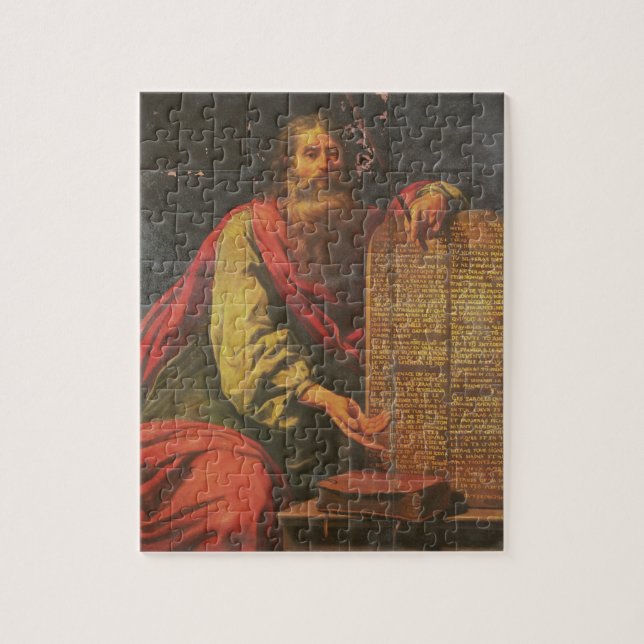 Moses and the Tablets of the Law Jigsaw Puzzle (Vertical)