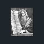 "Moses and the Ten Commandments" canvas print<br><div class="desc">Looking for something specific?
Leave a comment below on what you need and we will do our best to post it for you.
--VintageWorks</div>