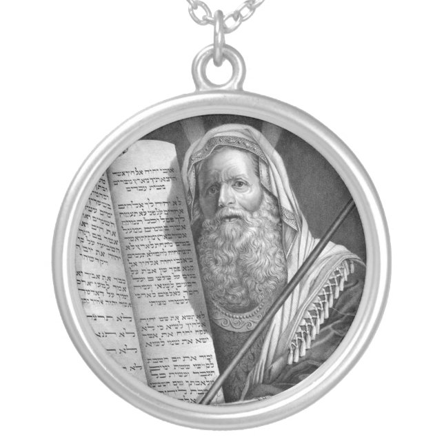 "Moses and the Ten Commandments" necklace (Front)