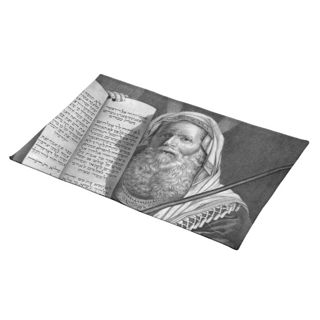 "Moses and the Ten Commandments" placemat (On Table)