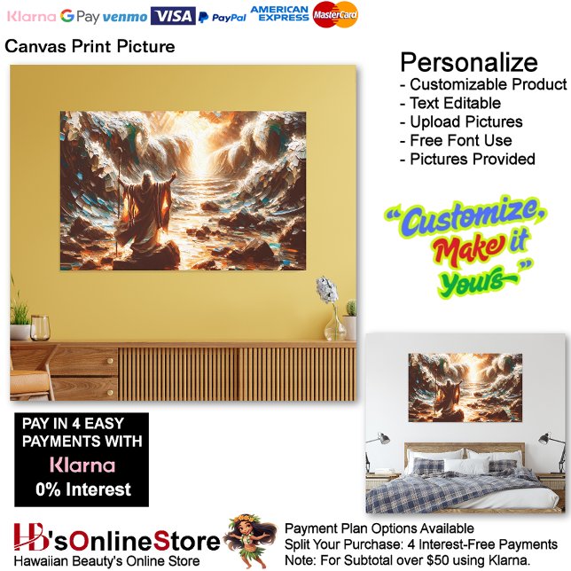 Moses Canvas Print Picture 7 (Moses Leads His People to Freedom Canvas Print Picture 7.)