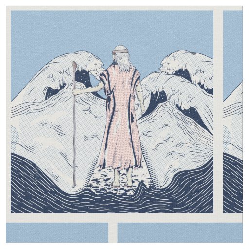 Moses Christian Art Fabric