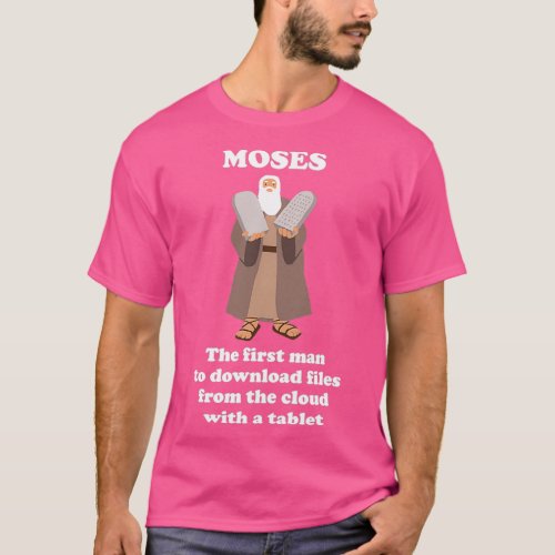 Moses Cloud Tablet Download Funny T_Shirt