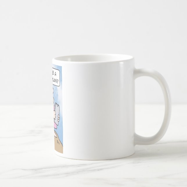 moses commandments backup plan coffee mug (Right)