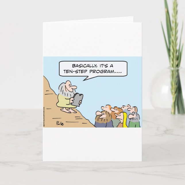 moses commandments ten step program (Front)