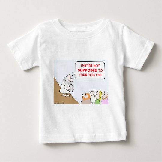 moses commandments turn on baby T-Shirt