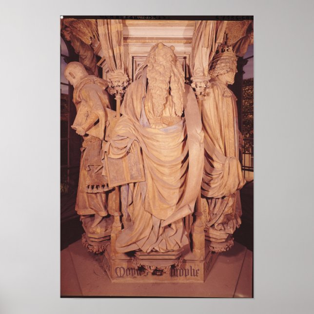 Moses, detail from the hexagonal pedestal poster (Front)