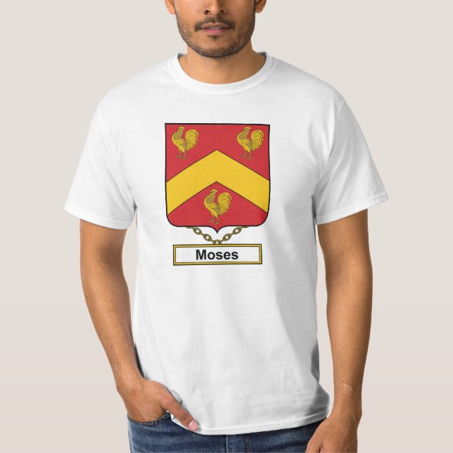 Moses Family Crest T-Shirt (Front)