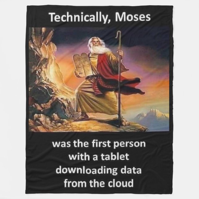 MOSES FLEECE BLANKET (Front)