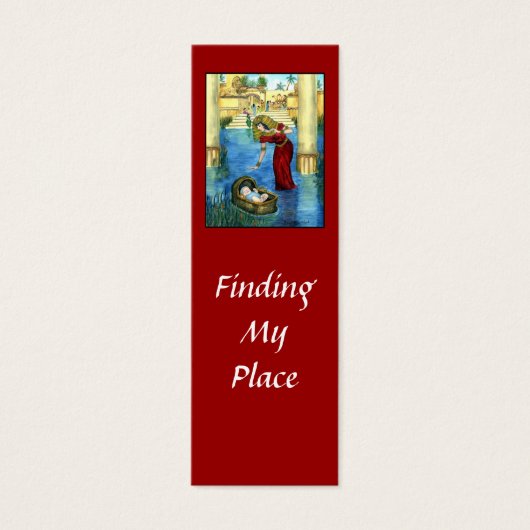 Moses in a Basket Bookmark (Front)