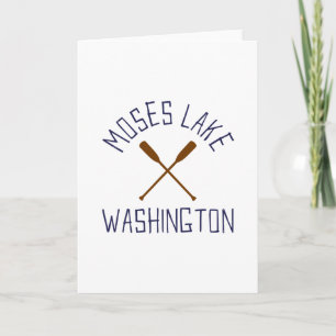 Moses Lake Washington Outdoors Vintage 2 Card