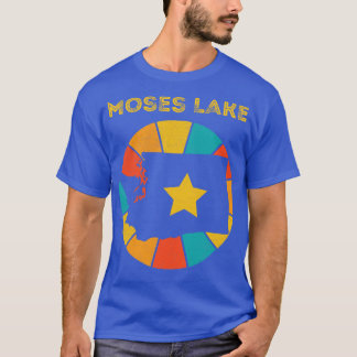 Moses Lake Washington Vintage Distressed Souvenir  T-Shirt