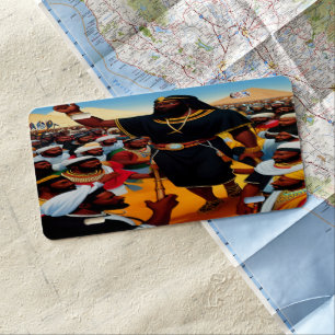 Moses Leads The People License Plate