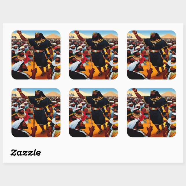Moses Leads The People Out Of Egypt Stickers (Sheet)