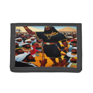 Moses Leads The People Trifold Wallet