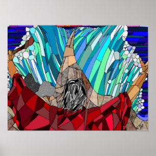 Moses Parting the Red Sea (16 x 12) Poster