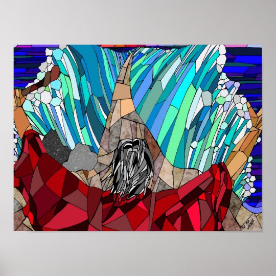 Moses Parting the Red Sea (16 x 12) Poster | Zazzle.com