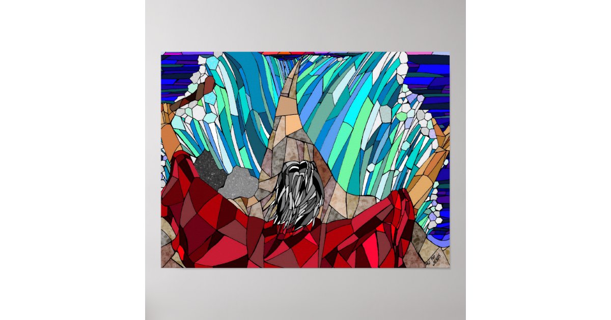Moses Parting The Red Sea 16 X 12 Poster Zazzle Com