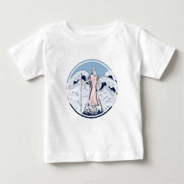 Moses parting the red sea baby T-Shirt (Front)