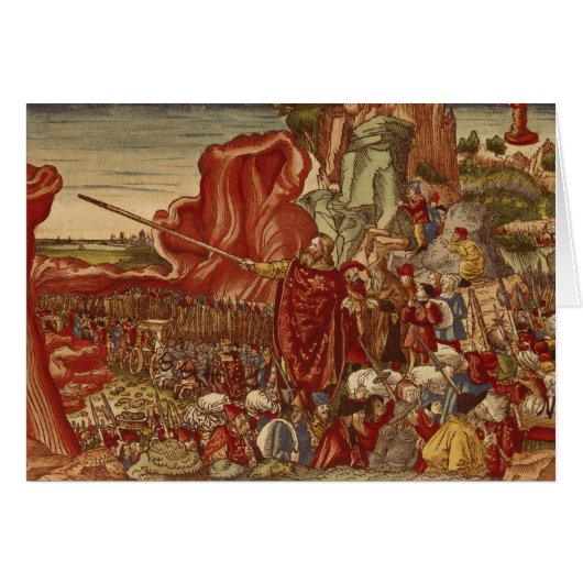 Moses parting the Red Sea Cards (Front Horizontal)