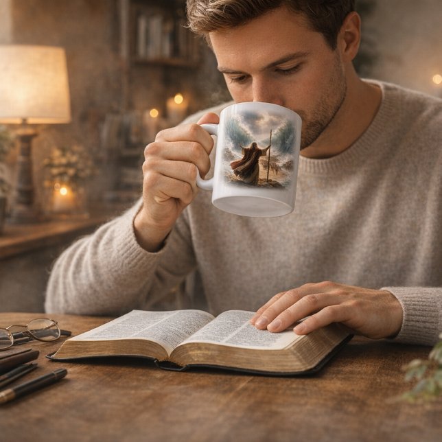 Moses Parting the Red Sea Coffee Mug (Creator Uploaded)