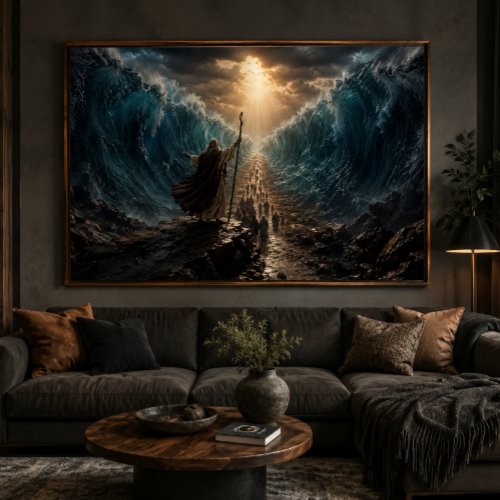 Moses Red Sea Acrylic Wall Art