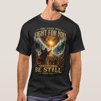Moses red sea christian exodus 14:14 shirt