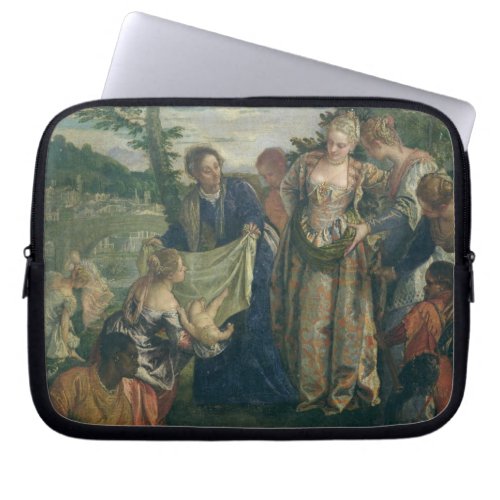 Moses Rescued from the Nile 1580 oil on canvas Laptop Sleeve