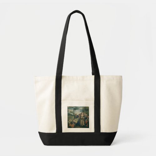 Moses Rescued from the Nile 1580 oil on canvas Tote Bag