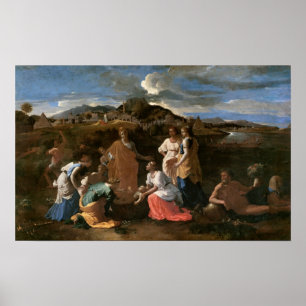 Moses Rescued from the Water, 1647 Poster
