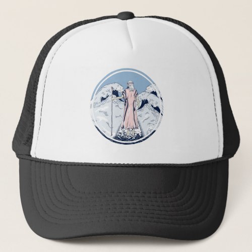 Moses Retro Poster Style Trucker Hat